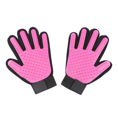 Amazon Hot Custom Silicone Pet Hair Remover Gloves, Pet Deshedding Grooming  Cleaning Glove